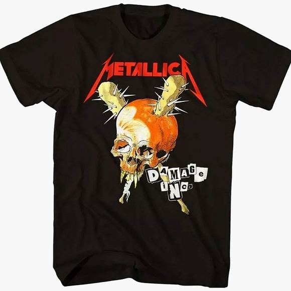 Metallica Damage Inc Tour Heavy Metal Shirt - Picture 3 of 5